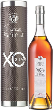 Коньяк "Chateau de Montifaud" Silver XO, Petite Champagne AOC, bottle "Exception" in tube