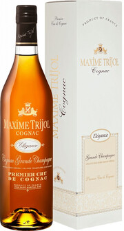 Коньяк "Maxime Trijol" Elegance Grande Champagne Premier Cru AOC, gift box