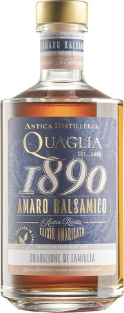 Ликер Antica Distilleria Quaglia, "1890" Amaro Balsamico