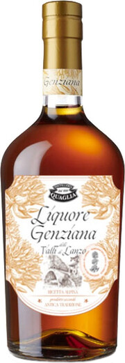 Ликер Antica Distilleria Quaglia, "Genziana" delle Valli di Lanzo