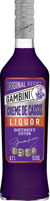 Ликер KVKZ, "Gambini" Creme de Cassis