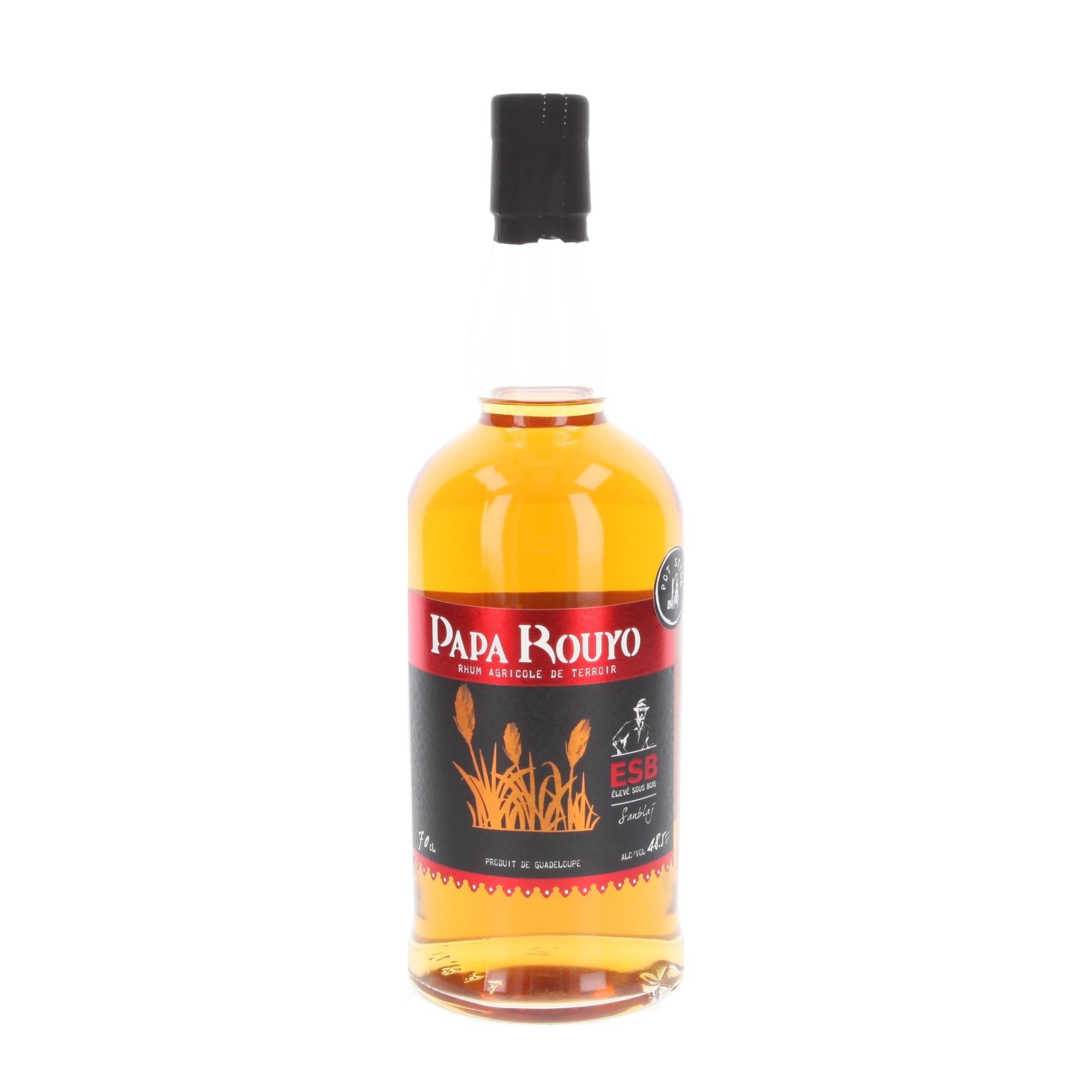 Rum Papa Rouyo Sanblaj - Élevé-Sous-Bois Rhum 2021/2022 700 ml