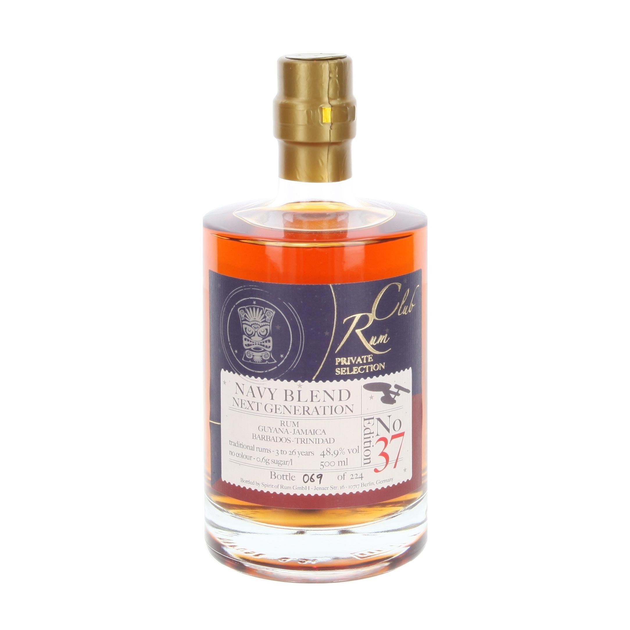 Rum  Club Private Selection Edition 37 Navy Blend - Next Generation 500 ml