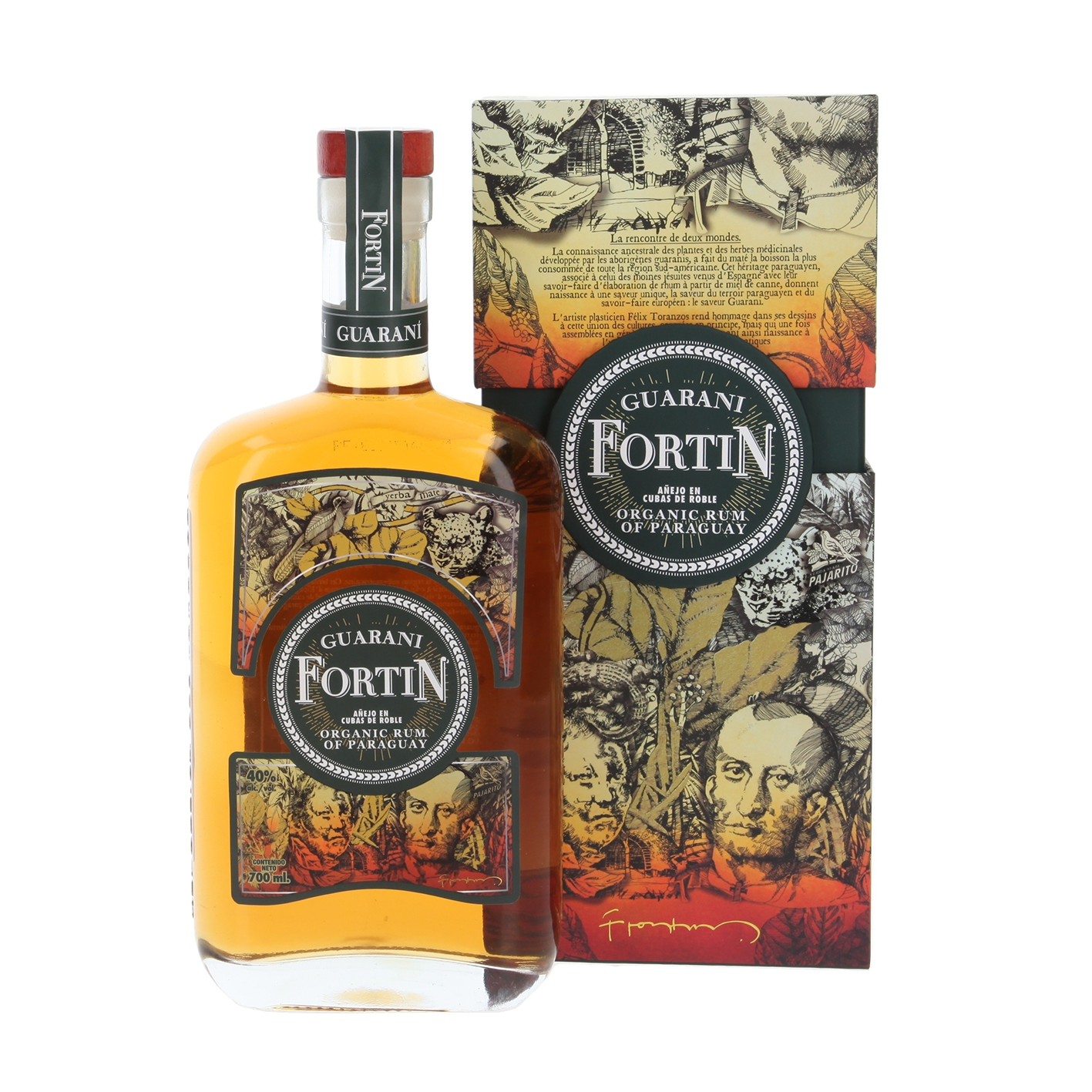 Rum Fortin Guaraní Organic  Del Paraguay 700 ml