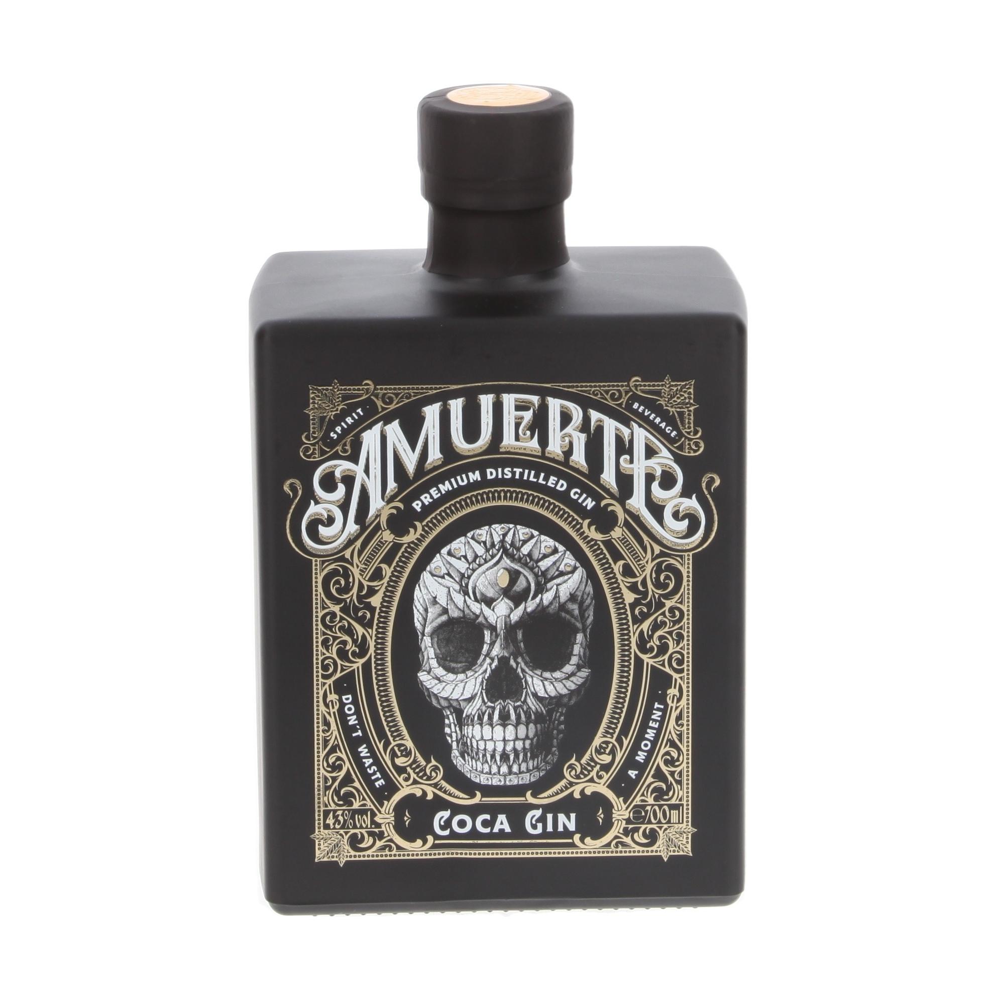 Gin Amuerte Coca Leaf  - Black Edition 700 ml