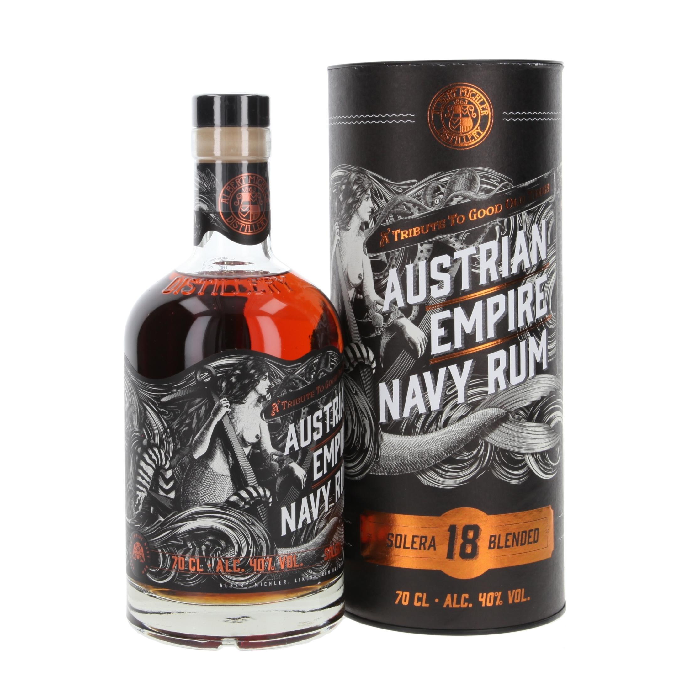 Rum Austrian Empire Navy  Solera 18 700 ml