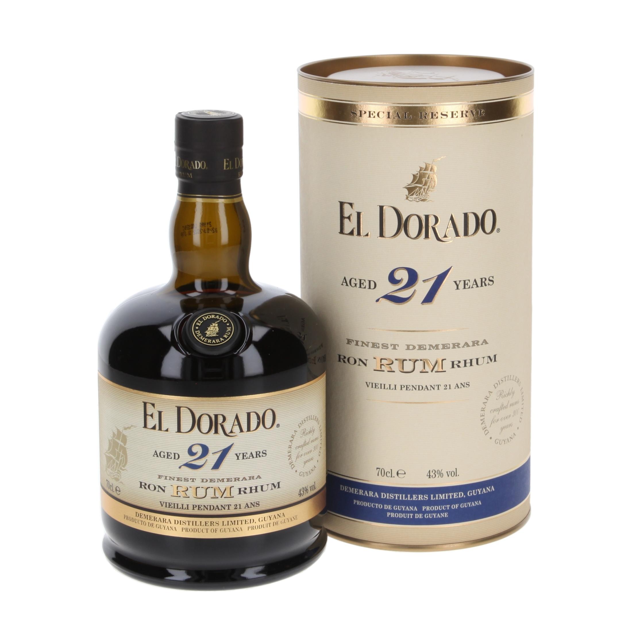 Rum El Dorado  21 Years 700 ml