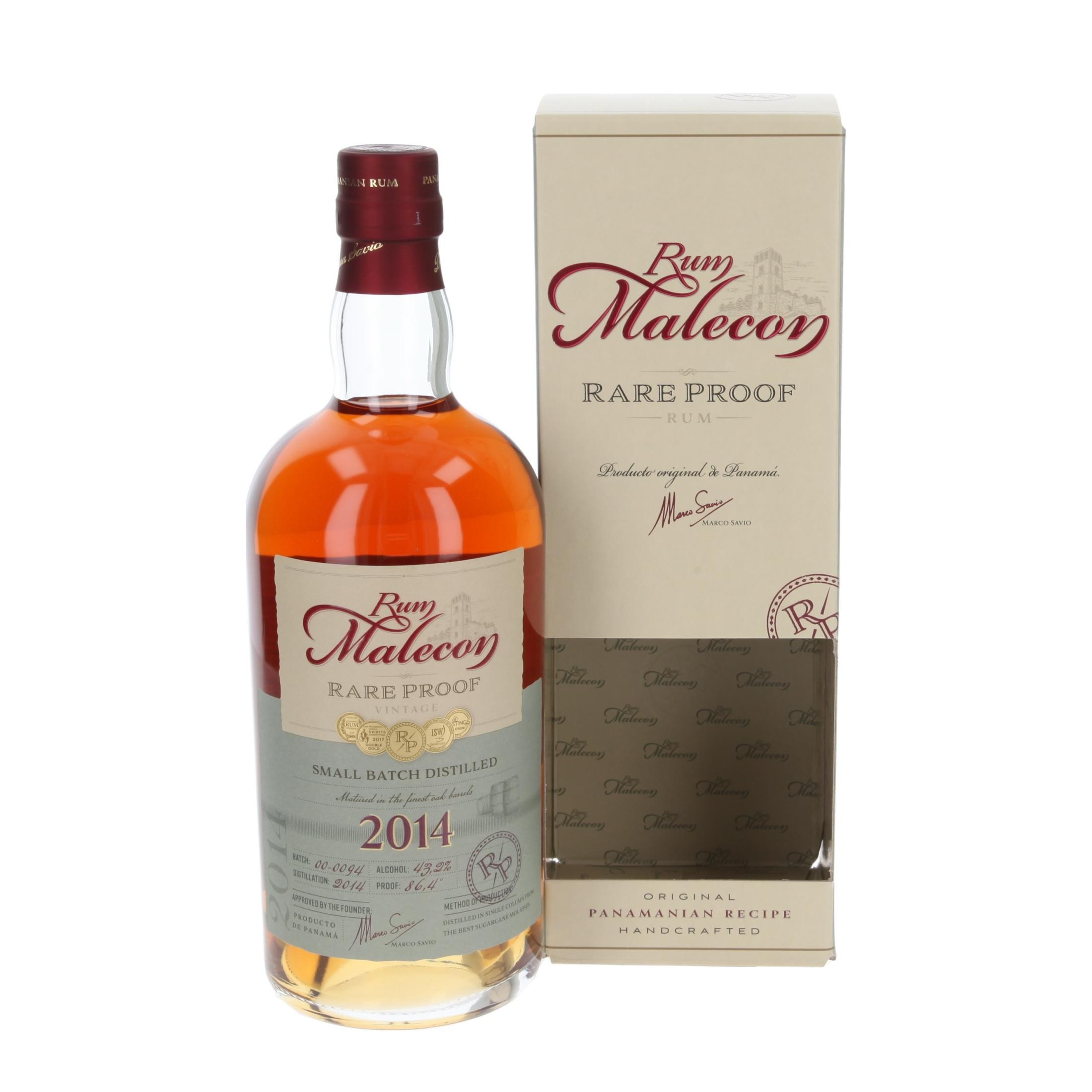 Rum Malecon  Rare Proof Vintage 2014/ 700 ml