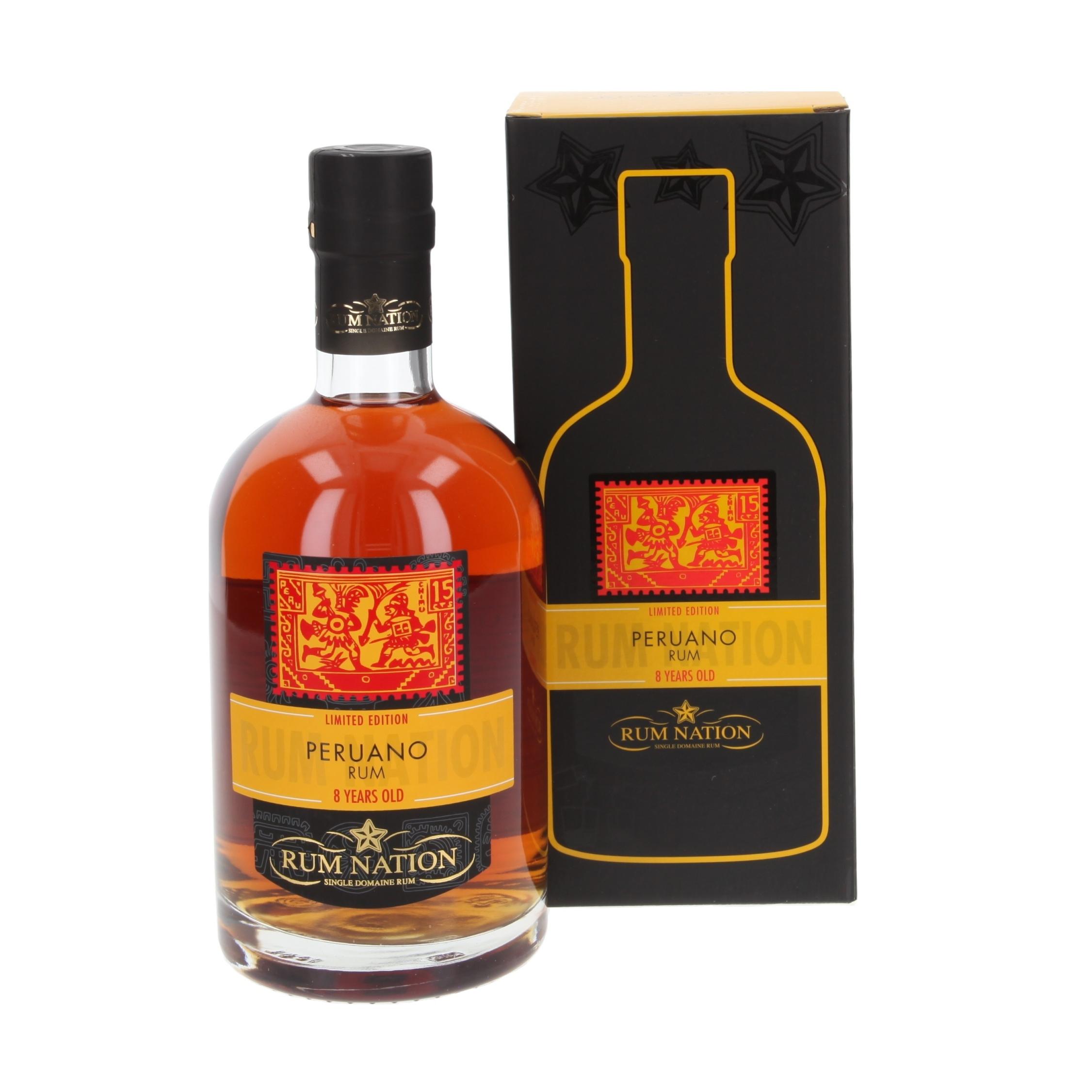 Rum  Nation Peruano  8 Years 700 ml