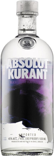 Водка "Absolut" Kurant 500 мл