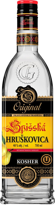 Водка "Spisska" Hruskovica Original, Kosher