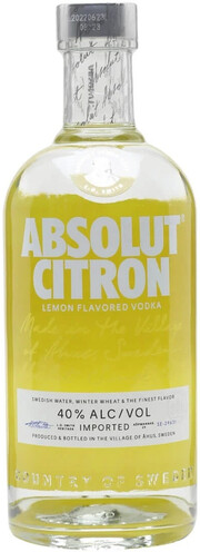 Водка "Absolut" Citron