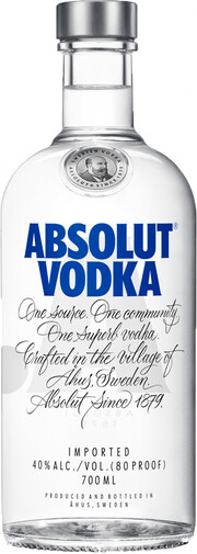 Водка "Absolut" 700 мл