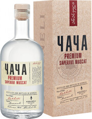 Чача Askaneli Brothers, Chacha Premium Saperavi Muscat, gift box 500 мл