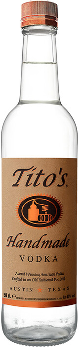 Водка "Tito's" Handmade Vodka 500 мл