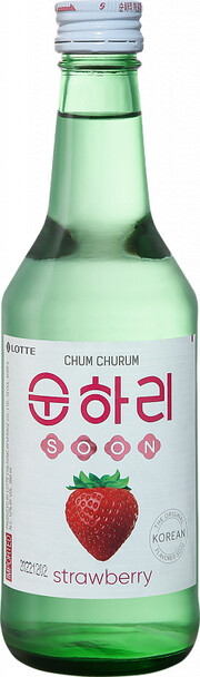 Водка Soju "Chum Churum" Soonhari Strawberry 360 мл