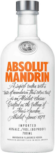 Водка "Absolut" Mandrin