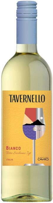 Вино "Tavernello" Bianco, Terre Siciliane IGT 2022 750 мл