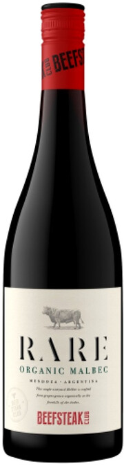 Вино "Beefsteak Club" Rare Organic Malbec 2021 750 мл