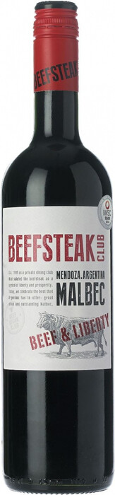 Вино "Beefsteak Club" Beef & Liberty, Malbec 2022 750 мл