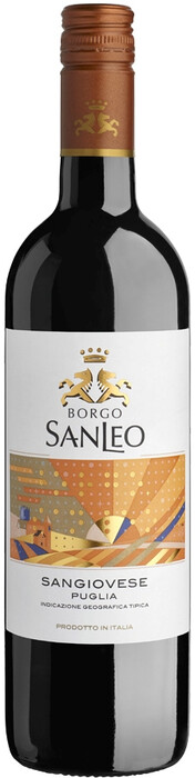 Вино Zonin, "Borgo San Leo" Sangiovese, Puglia IGT