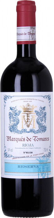 Вино "Marques de Tomares" Reserva, Rioja DOCa 2016 750 мл