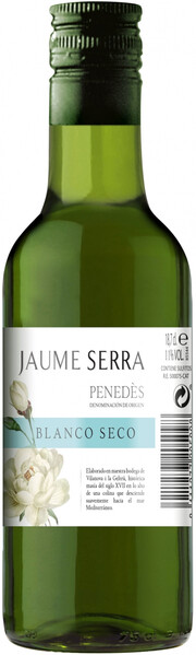 Вино Jaume Serra, Blanco Seco, Penedes DO 2021 190 мл