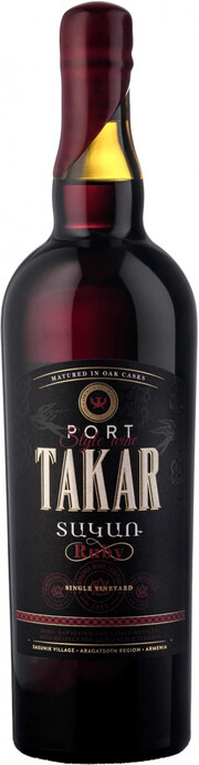 Вино Armenia Wine, "Takar" Ruby Port 2017 750 мл