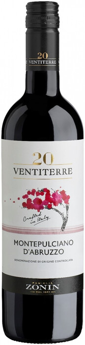 Вино Zonin, "20 Ventiterre" Montepulciano d'Abruzzo DOC