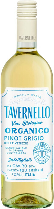 Вино "Tavernello" Organico Pinot Grigio delle Venezie DOC 2021 750 мл