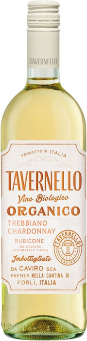 Вино "Tavernello" Organico Trebbiano-Chardonnay, Rubicone IGT