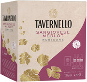 Вино "Tavernello" Sangiovese-Merlot, Rubicone IGT, bag-in-box 2021 2250 мл