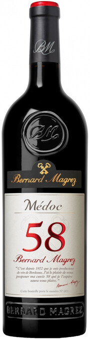 Вино Bernard Magrez, "58" Medoc AOC