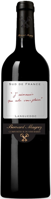 Вино Bernard Magrez, "J'aimerais que cela vous plaise", Languedoc AOC 2014 750 мл