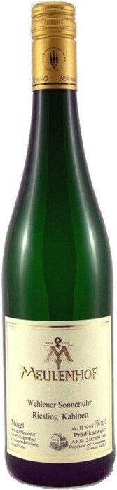 Вино Meulenhof, "Wehlener Sonnenuhr" Riesling Kabinett 2019 750 мл