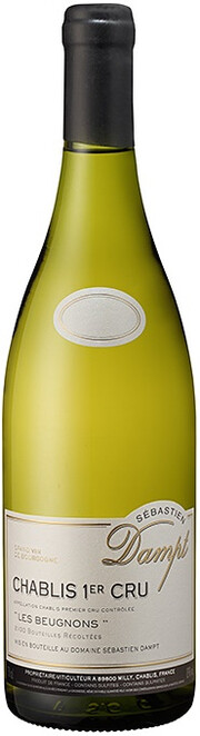 Вино Sebastien Dampt, Chablis 1-er Cru "Les Beugnons" AOC 2021 750 мл