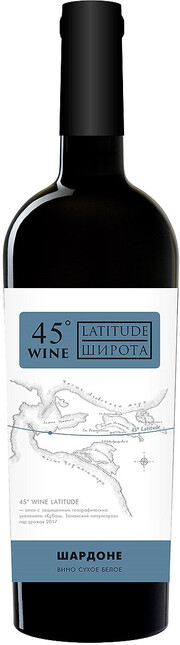 Вино "Wine Latitude 45" Chardonnay