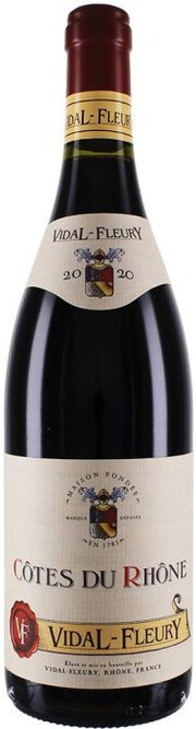 Вино Vidal-Fleury, Cotes du Rhone Rouge