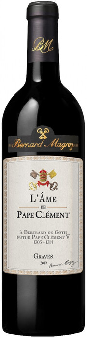 Вино "L'Ame de Pape Clement" Rouge, Graves AOC