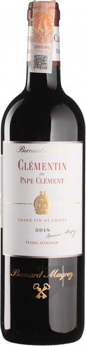 Вино "Clementin de Pape Clement" Rouge, Pessac-Leognan AOC 2018 750 мл