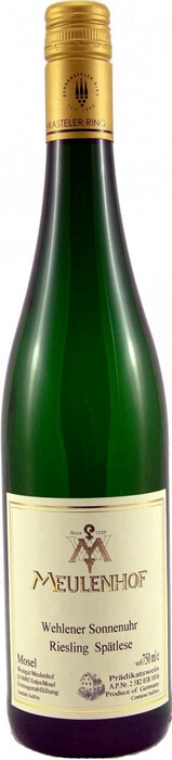 Вино Meulenhof, "Wehlener Sonnenuhr" Riesling Spatlese 2016 750 мл