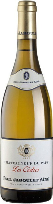 Вино Paul Jaboulet Aine, "Les Cedres" Blanc, Chateauneuf du Pape AOC 2017 750 мл