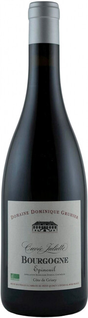 Вино Dominique Gruhier, Bourgogne Epineuil "Cuvee Juliette" AOP