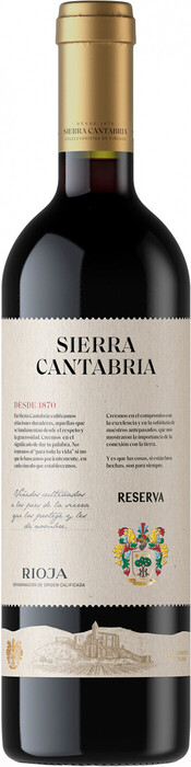 Вино Sierra Cantabria, Reserva, Rioja DOCa