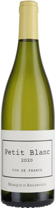 Вино Domaine Marquis d'Angerville, "Petit Blanc" VdF