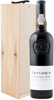 Портвейн "Taylor's" Vintage Port, wooden box 2018 750 мл