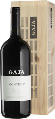 Вино Gaja, "Conteisa", Barolo DOP, wooden box 2017 1500 мл