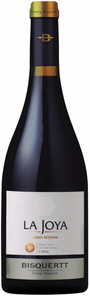 Вино Bisquertt, "La Joya" Gran Reserva Pinot Noir, Leyda DO