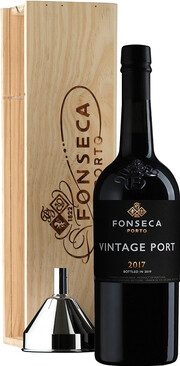 Портвейн Fonseca, Vintage Port, wooden box 2017 750 мл