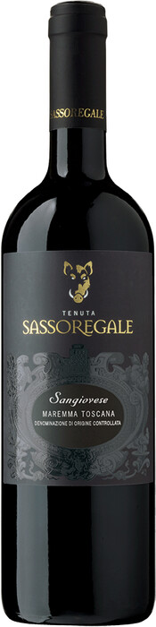 Вино Tenuta Sassoregale, Sangiovese, Maremma Toscana DOC 2020 750 мл